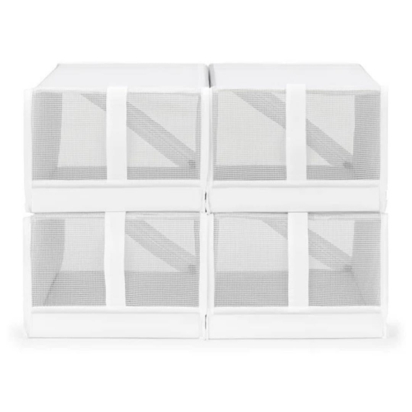 8x Shoe Storage Boxes White BNIP - Picture 5 of 7